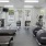 a gym with exercise equipment