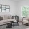 a living room with a couch and a coffee table